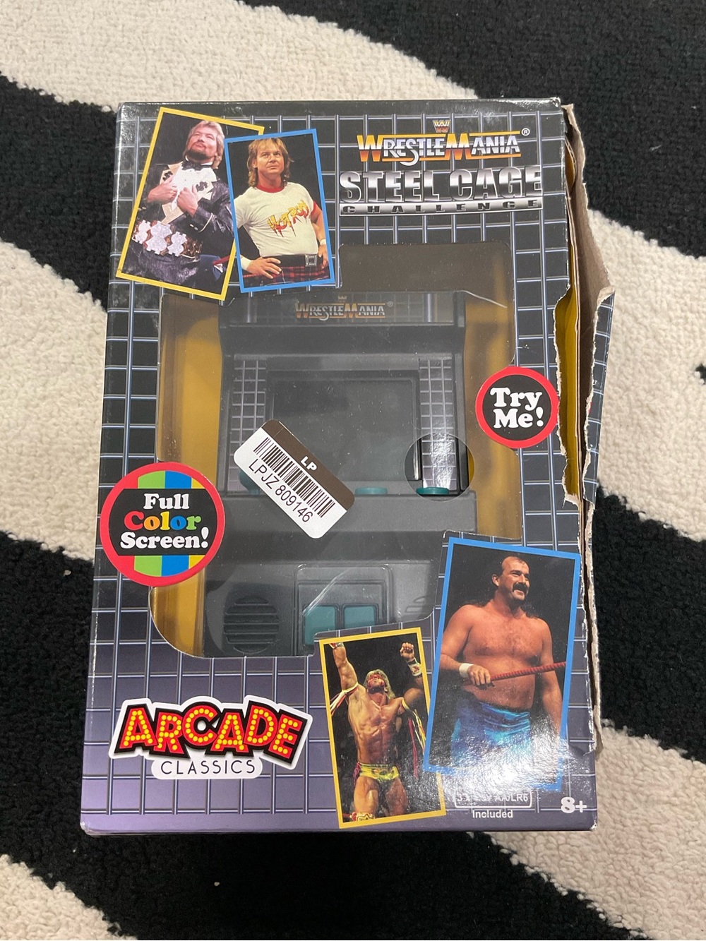 WrestleMania Steel Cage Handheld Game - Black